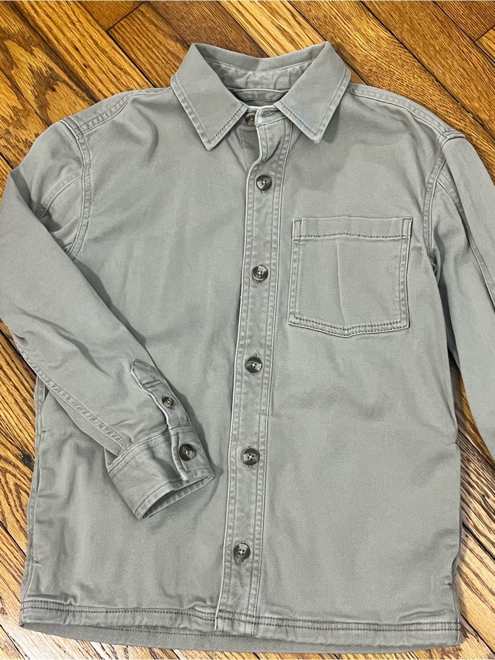 abercrombie kids Khaki Button-Up Shirt
